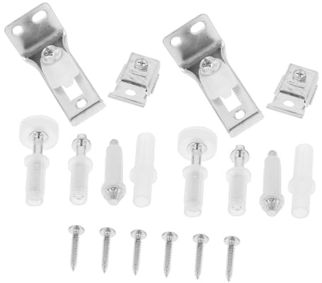 SAFIGLE 2 ensembles Kit de Réparation pour Porte Pliante à Deux Volets Acier Inoxydable Accessoires Durables pour Portes Coulissantes et Placard Installation Facile Compatible Large Gamme