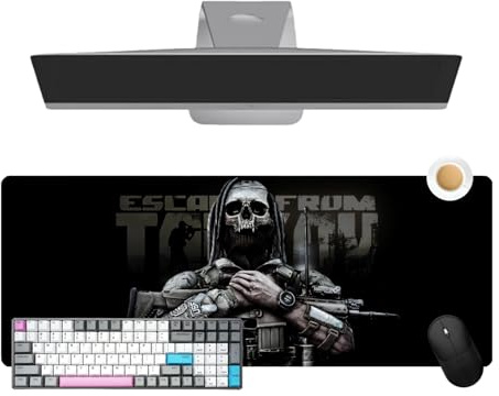 Escape from Tarkov Mauspad Anime – Großes Gamer Pad 800 × 300 × 3 mm – rutschfeste Unterseite und HD-Druck