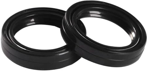 Guarnizione dell'olio e copertina della forcella anteriore compatibile con 50 Liberty 2T 4T Sport 50 Zip 1998 2000 2001 2002 2003 2004 2005 2006 2007 2008(2pcs oil seal)