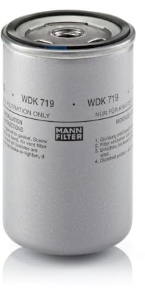 MANN-FILTER, WDK 719 Kraftstofffilter | Für LKW, Busse, Schutz des Kraftstoffsystems, Injektorschutz, Zuverlässige Kraftstoffversorgung, Echte OE-Technologie