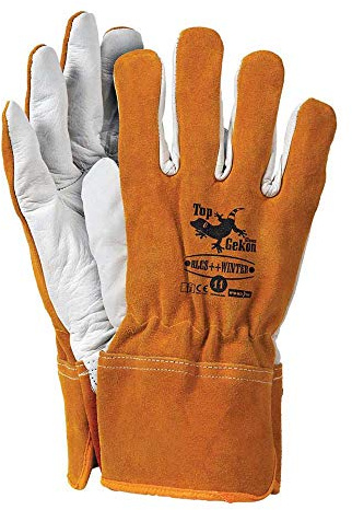 Winter Arbeitshandschuhe warme Fleecefütterung Rindervolleder, Handschuhe, Winterhandschuhe