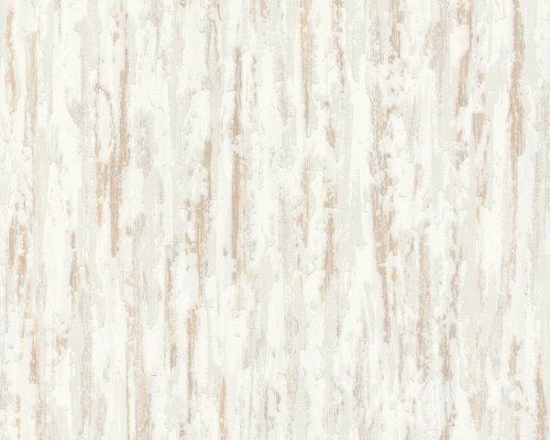 A.S. Création Stukturprofiltapete OK Tapete natürlich 10,05 m x 0,53 m beige braun weiß Made in Germany 240958 2409-58