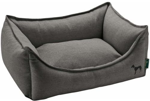 HUNTER Livingston Hundesofa, Hundebett, Strukturstoff, klassisch, L, anthrazit