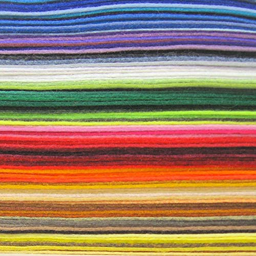 Craft Planet 9 x 12 Acrylic Felt, Yellow, Craft Felt Sheets, Coloured Square Sheets, Felt Crafting Fabric, Stick With Glue Adhesive, Pritt Stick, Felt Crafting Fabric For Sewing, Patchwork, Craft