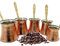 5 x Cezve Mokkakanne Kupfer verschiedene Größen, Set Mokka Kanne 150-450ml