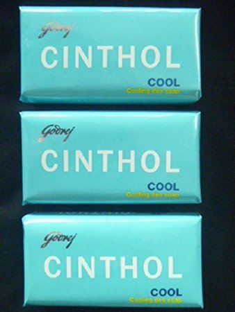 3 X Godrej Cinthol Cool Bath Soap Cooling Deo Soap (75g X 3 Soap)