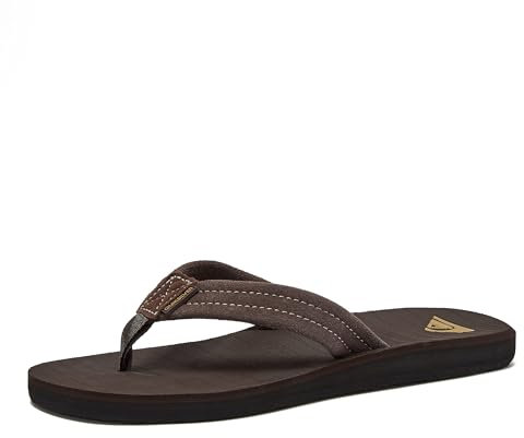 Quiksilver Herren Carver Suede Sandalen, Braun (Brown), 46 EU