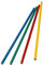 Grevinga® Turn- und Gymnastikstab (rot, 100 Zentimeter)