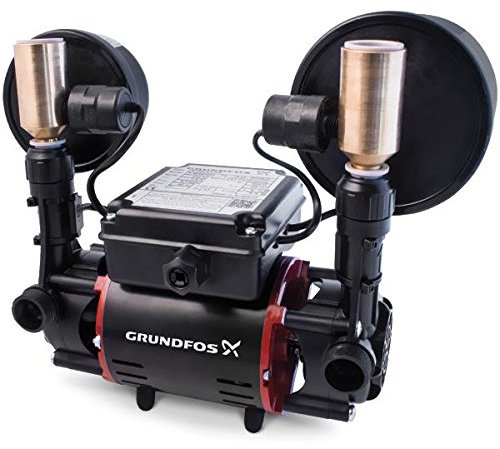 Grundfos Niagara Shower Pump 1.5 Bar - Twin Impeller Negative Head Universal