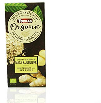 Chocolat noir à la maca et au gingembre 100 g (Chocolat - Gingembre - Maca)