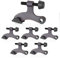Hinge Pin Door Stop Oil Rubbed Bronze 6 Pack with Rubber Tip