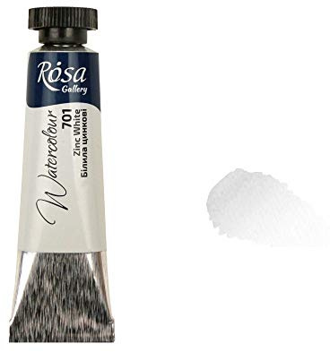 Professional Watercolour Paint, 10ml Tubes, Gallery, Artist Quality (Zinc White)