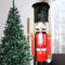 CDL 1,2 m di altezza life-size Chrisctams Nutcracker Large/gigante rosso natalizio in legno schiaccianoci soldato ornamento natale schiaccianoci Re K07