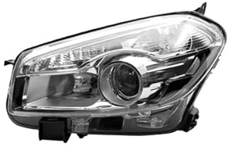 DM Autoteile 151372 Hauptscheinwerfer links H7/H7 mit Motor kompatibel für Nissan Qashqai +2 I 10-13
