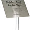 Gartenschild aus Edelstahl 10,2 x 5,1 cm abgerundetes Schild mit einem 25,4 cm langen Pfahl Ideal als Garten-Gedenk- oder Pflanzenetikett (Edelstahl, 10,2 x 5,1 cm)
