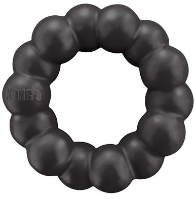 KONG Extreme Ring - Langlebiges Ringspielzeug aus Naturkautschuk - Für Gesunde Kaugewohnheiten - Für XL Hunde