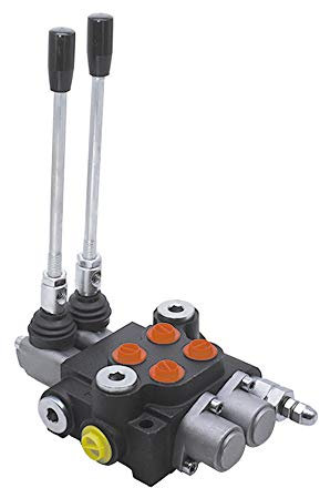 findmall 2 Spool 13 GPM 3600 PSI Hydraulic Directional Control Valve, SAE Ports Double Acting Valve for Small Tractors, Tractors, Loaders, Log Splitter