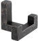 Gedotec Garderoben-Haken | 1 Stück - Huthaken eckig | TETRIS | Doppelhaken Eisen-Antik | Kleiderhaken 40 x 52 mm | Wand-Haken Garderobe unsichtbar | Design Mantelhaken inkl. Befestigungsmaterial