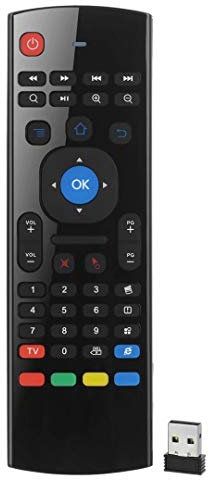 Fly Mouse per Android TV Box, tastiera wireless MX3 2.4 G Smart TV telecomando con sensore di movimento maniglia di gioco Android per Android TV Box PC TV proiettore HTPC All-in-one PC