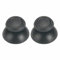 2X Analog Thumb Stick Ersatz kompatibel mit Sony Playstation 5 PS5 Controller Schwarz