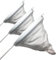 Pack 3 Colador Tela 18cm y 16cm y 14cm/ Colador Cocina/Colador Tela y PVC Malla Fina/Juego de Colador Tela y PVC Redondo Microperforado 18cm y 16cm y 14cm Pack 3