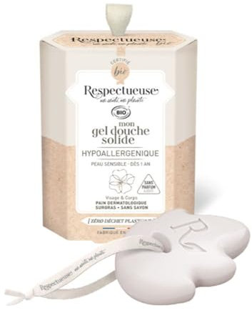 Respectueuse Mon Gel - Doccia solida ipoallergenica Bio 75 g