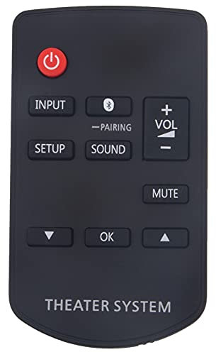 N2QAYC000098 Replacement N2QAYC000109 Remote Control fit for Panasonic Home Theater Audio System SB-HWA580 SC-HTB485 SU-HTB485 SB-HWA480 SC-HTE80 SC-HT580 SU-HTB580