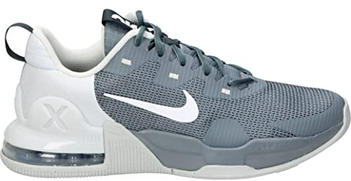 NIKE Men's Air Max Alpha Trainer 5 Sneaker, Cool Grey White Photon Dust Li, 9.5 UK