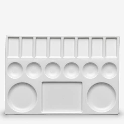 Jackson's : Ceramic Palette : 17 Well : 16.5x23cm (APX.6x9in)