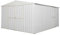 Box in Acciaio Zincato Casetta da Giardino in Lamiera 3.60 x 4.30 m x h2.10 m - 185 KG - 15 metri quadri (Bianco)