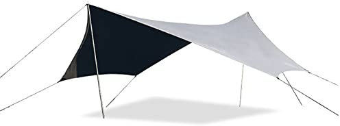 Markise Zeltplane Picknick Matte Camping Plan Zelt Hängematte Tarke wasserdichtes Camping -Planen -Zelt Regen Flieger Picknick Überleben Unterkunft Sonnenschirm Sonnenschirm Sonnenschirm