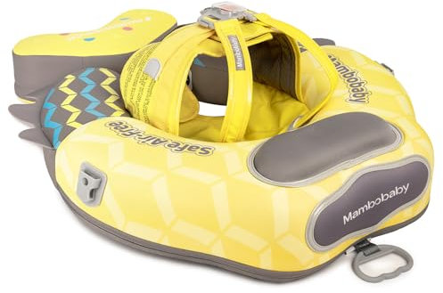 HECCEI Salvagente Bambini Non Gonfiabile, Mambobaby Float Galleggiante per Piscina, Ideale per Bambini da 3-24 Mesi
