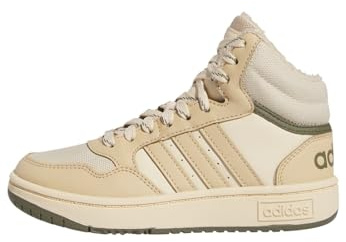 Adidas Unisex Kinder Hoops Mid 3.0 Shoes Kids, Magic Beige/Magic Beige/Sand Strata, 39 1/3 EU