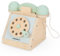 Mamabrum, Retro Holztelefon - Neu, bewegliches Zifferblatt, Pastellfarben, Kopfhörer an das Telefon angeschlossen, für Kinder ab 3 Jahren