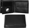 Marc Peter® Hanover Portefeuille en cuir véritable pour homme avec protection RFID Grand 10 compartiments Porte-monnaie en cuir, Nappa noir avec compartiment Airtag, MIT AIRTAG-FACH, Classique