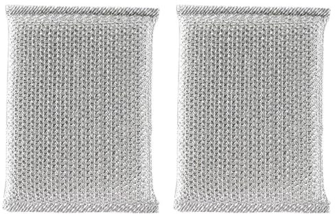 JSKWIKE 2 PCS Spugna bifacciale per Piatti spugne Abrasive per stoviglie