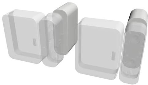 2 Pack Magnet Sensor Riser Compatible with SimpliSafe - Self-Adhesive DIY Magnet Side Sensor Spacer for SimpliSafe Security System (1 Inch)