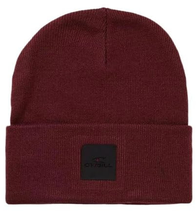 O'Neill Mütze Bordeaux Herren Cube Beanie, rot, Einheitsgröße
