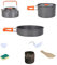 Camping Kochgeschirr, Camping Kochset, Outdoor Kochtopf, Camping Geschirr für Camping, Rucksackreisen, Kochen im Freien und Picknick (Size : Medium)
