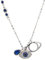 Raiimagina Nazar Auge Kette Türkisches Böse Auge Nazar Boncuk Evil Eye Anhänger aus 925 Sterling Silber gold silber (gold Kette)