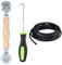 4 Stück Fliegengitter Reparatur Set, Kederband, 10m X 5mm, Fliegengitter Reparatur Klebeband, Fliegengitter Reparatur, Insektenschutz Für Fenster, Für Fliegengitter Insektenschutz Ersatzteil