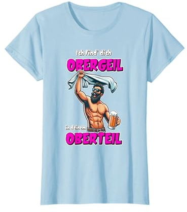 Obergeil Oberteil , Malle Party , Malle Hit 2024, Glück Isi T-Shirt