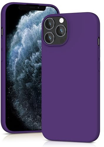 YATWIN Silicone Case for iPhone 11 Pro, Soft-Touch, Shockproof, DustProof, Antiskid Full Body Armour Phone Cover for Apple iPhone 11 Pro - Purple