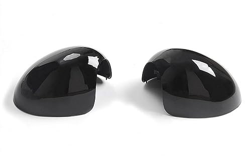 IITA Extérieur Miroir Décor Couvercle Couvercle rétroviseur Aile Capuchon latéral remplacer pour BMW pour Mini pour Cooper R55 R56 R57 R58 R59 R61 Accessoires(Noir Brillant)
