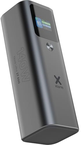 Xtorm Nova Ultra Batterie Externe 27600 mAh, Batterie Externe Ultra Slim Légère, Chargeur Portable USB-C 140W pour Laptop, iPhone, Samsung Galaxy et Plus, Quick-Charge, 2 Ports USB-C