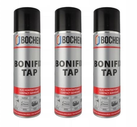 3 X TAPHICEROS Feutre Spray Adhésif, 500 ml (3), Universels Connexion Flexible Forte, Adhésion et évaporation rapides, Traitement facile Application précise, Ne contient pas de DCM