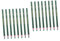 HAPINARY 24 Stk abziehbarer Fettstift Farbmarker Gelstift löschbar wasserlöslicher Stift zum Sticken Entferner glasmarkierer glasmarker Schuhmachermarker wachsmalstifte Fettbleistift Green