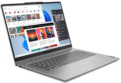 Lenovo Ideapad 5 14IRH9 Notebook 14, Intel i5-13420H, 16GB RAM, 1TB M2 SSD, WUXGA 1920 x 1200, Touchscreen, Tastatur QWERTZ Deutsche, Grau, Windows 11 Home