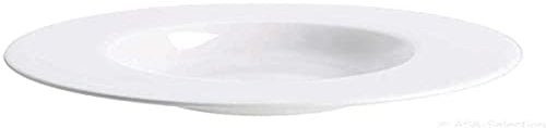 ASA À Table Suppenteller m. Fahne D. 25 cm, Porzellan, weiß