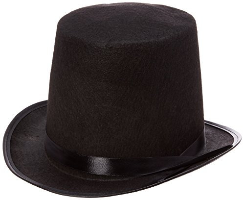 Felt Top Hat - Gentleman Filz Hut in Schwarz